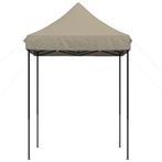 Partytent inklapbaar pop-up 200x200x306 cm taupe (Overige), Verzenden, Nieuw