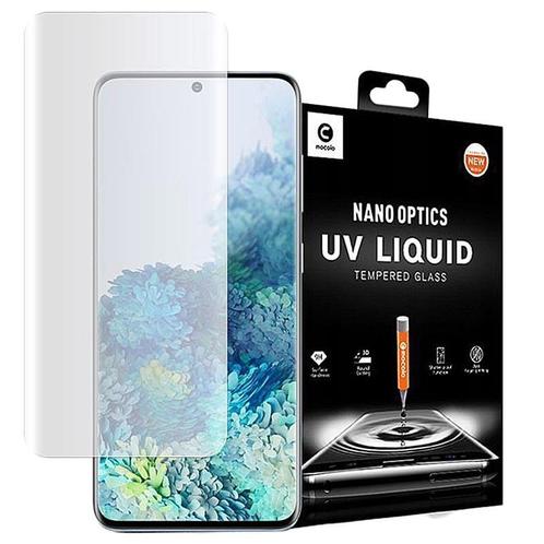 Galaxy S20 Plus Premium UV Liquid Glue 3D Tempered Glass Pro, Telecommunicatie, Mobiele telefoons | Hoesjes en Frontjes | Samsung