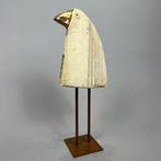 Ewa Budzowska - sculptuur, The parrot (with 24carat gold) -, Antiek en Kunst