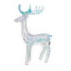 Kerst vloerlamp regenboog hert 60cm incl. LED - Niji, Verzenden, Nieuw