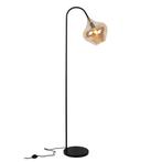 Design vloerlamp amber, Sophia, met schakelaar, Huis en Inrichting, Lampen | Vloerlampen, Design, Nieuw, Ophalen of Verzenden