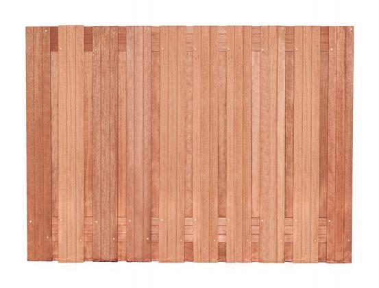 Schutting Tuinscherm Dronten 130x180cm Hardhout Geschaafd RV, Tuin en Terras, Schuttingen, Minder dan 3 meter, Nieuw, Hout, 1 tot 2 meter