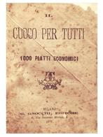 Anonimo - Il Cuoco per Tutti. - 1873