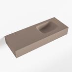 MONDIAZ LEX Smoke vrijhangende solid surface wastafel 80cm., Ophalen of Verzenden, Nieuw, Overige typen