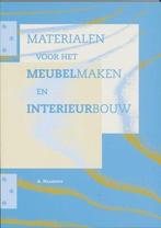9789023607625 | Materialen Voor Het Meubelmaken En Interi..., Boeken, Nieuw, Verzenden