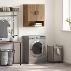 vidaXL Wandkast Artisan Eiken 60 x 31 x 70 cm Bewerkt hout, Huis en Inrichting, Kasten | Overige, Verzenden, Nieuw