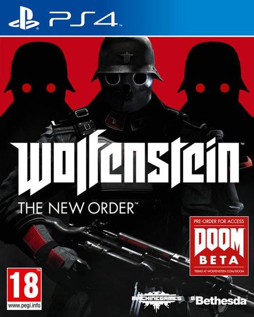 Wolfenstein the New Order (PlayStation 4), Spelcomputers en Games, Games | Sony PlayStation 4, Gebruikt, Vanaf 12 jaar, Verzenden