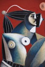 Jone Hopper - Muse au salon rouge