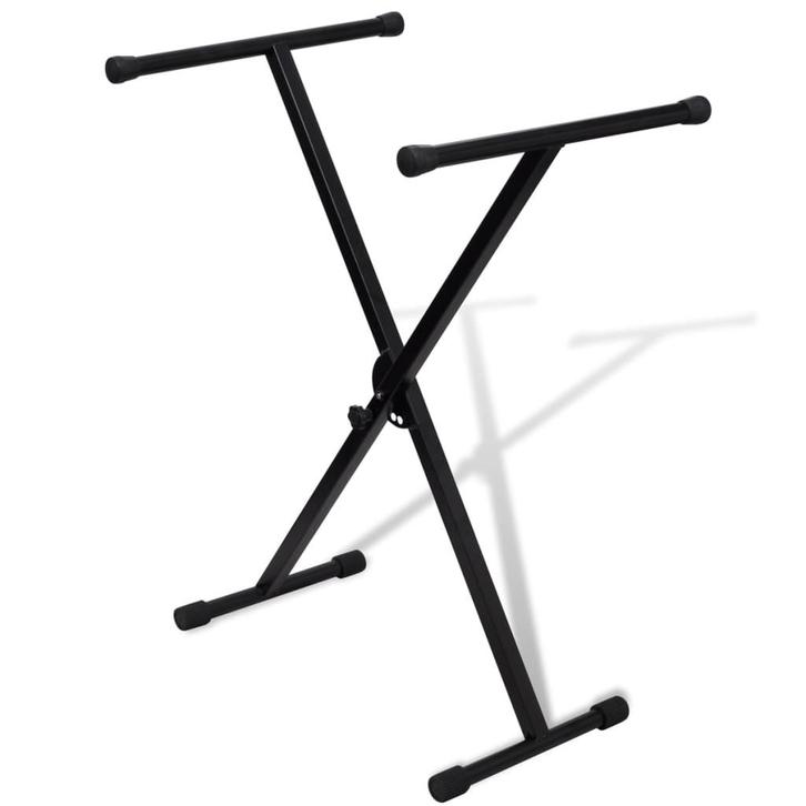 vidaXL Keyboardstandaard verstelbaar enkelvoudig X-frame, Muziek en Instrumenten, Overige Muziek en Instrumenten, Nieuw, Verzenden