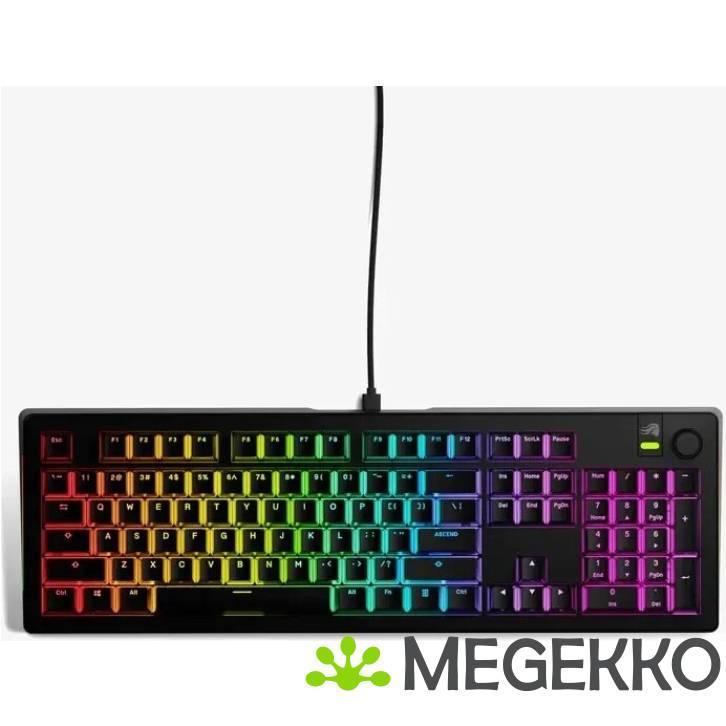 Glorious GMMK 3 100% Prebuilt Mechanisch Bedraad Zwart, Computers en Software, Toetsenborden, Nieuw, Verzenden