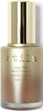 STILA AQUA GLOW SERUM FOUNDATION DARK DRUPPELAAR 30 ML, Sieraden, Tassen en Uiterlijk, Uiterlijk | Cosmetica en Make-up, Verzenden