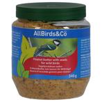 AllBirds&Co Vogelpindakaas zaden 340g, Dieren en Toebehoren, Ophalen of Verzenden