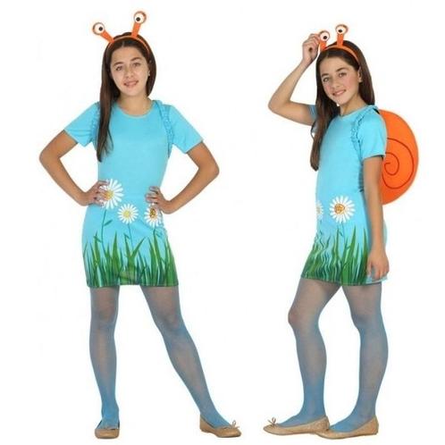Dieren verkleedjurkje slak/slakken voor meisjes - Dierenpa.., Kinderen en Baby's, Carnavalskleding en Verkleedspullen, Ophalen of Verzenden