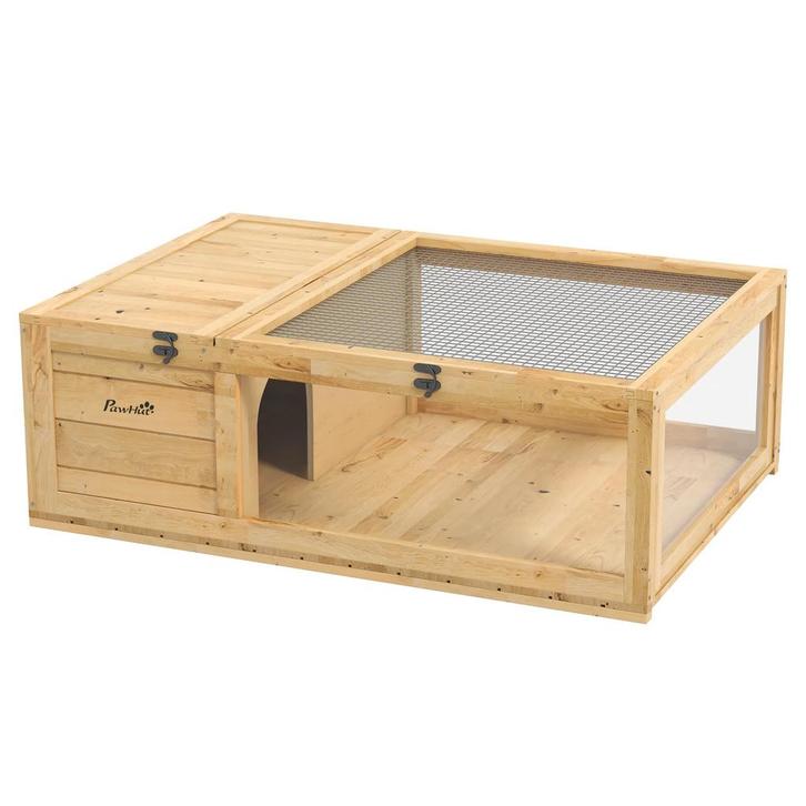 Schildpaddenverblijf Van Hout, Schildpaddenverblijf Met Hoof, Dieren en Toebehoren, Konijnen