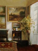 A. Della Valle (XX), da Carl Vilhelm - Interno luminoso, Antiek en Kunst, Kunst | Schilderijen | Klassiek