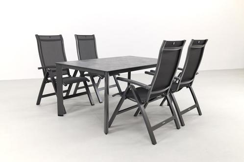 Kettler Edge/Altura 160 cm. tuinset - 5-delig verstelbaar, Tuin en Terras, Tuinsets en Loungesets, Tuinset, Nieuw, Overige materialen