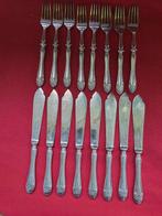 Walker & Hall - Visbestekset (16) - Geplateerd met zilver op