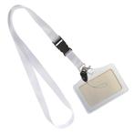 Fako Bijoux® - Keycord + Badgehouder Kunstleer -, Verzamelen, Sleutelhangers, Verzenden, Nieuw