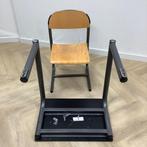 complete schoolset Ahrend 10 stoelen + 10 tafels, Antraciet, Huis en Inrichting, Stoelen, Gebruikt, Zwart, Ophalen of Verzenden