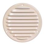 Europlast metalen ventilatierooster rond beige Ø 200mm -, Ophalen of Verzenden, Nieuw