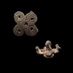 Mesopotamisch Brons Zegelstempel versierd met vier vogels -, Antiek en Kunst