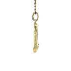 Gouden vintage balletschoen hanger 14 krt, Ophalen of Verzenden, Nieuw