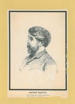 Portrait of Anthonij (Anton) Rudolf Mauve, Antiek en Kunst, Kunst | Etsen en Gravures