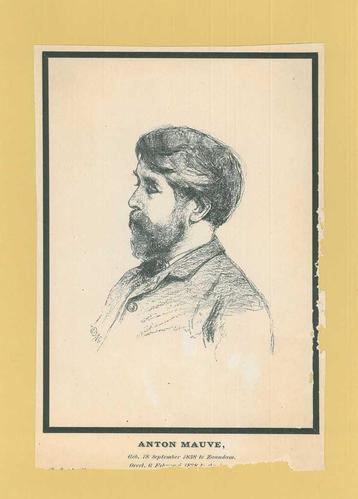 Portrait of Anthonij (Anton) Rudolf Mauve
