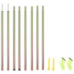 vidaXL Zonneschermpalen 2 st 200 cm gegalvaniseerd staal, Caravans en Kamperen, Kampeeraccessoires, Verzenden, Nieuw