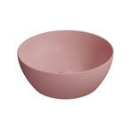 Keramische Opbouw Waskom Sapho Pura 42x16 cm Roze, Ophalen of Verzenden, Nieuw, Overige typen