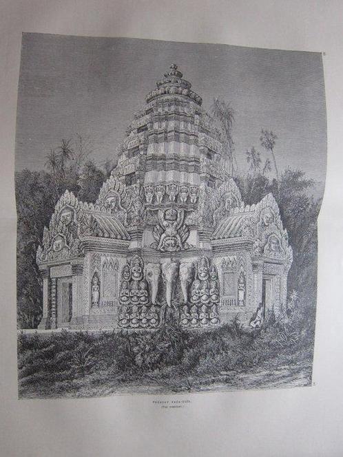 Louis Delaporte - Voyage au Cambodge , architecture Khmer -, Antiek en Kunst, Antiek | Boeken en Bijbels