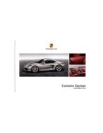 2013 PORSCHE EXCLUSIVE CAYMAN HARDCOVER BROCHURE DUITS, Nieuw, Porsche, Author