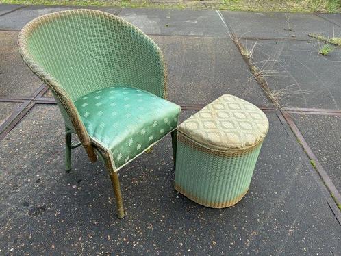 Lloyd Loom - Fauteuil (2) - Lusty - ijzerdraad met papier, Antiek en Kunst, Curiosa en Brocante