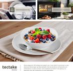 2dekans | tectake® Serviesset - 100-delig porseleinen, Ophalen of Verzenden, Zo goed als nieuw