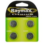 Raymax Lithium knoopcel CR2016 - 3V - 4 stuks - Veelzijdi..., Ophalen of Verzenden, Nieuw