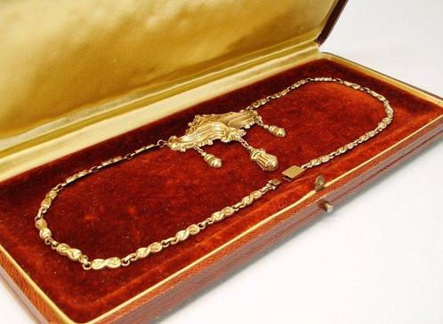 Halsketting - 14 karaat Geel goud -, Sieraden, Tassen en Uiterlijk, Kettingen
