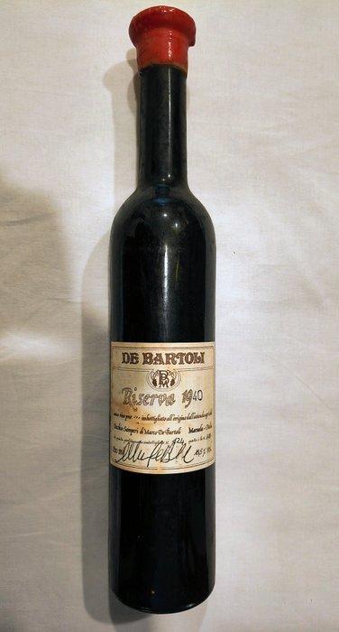 1940 Marco De Bartoli Marsala Vecchio Samperi Riserva, Verzamelen, Wijnen