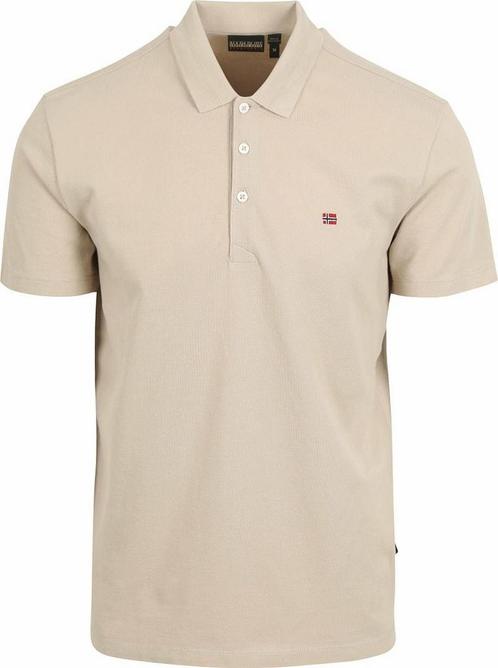 Napapijri Ealis Polo Beige maat 3XL Heren, Kleding | Heren, Polo's, Beige, Nieuw, Overige maten, Verzenden