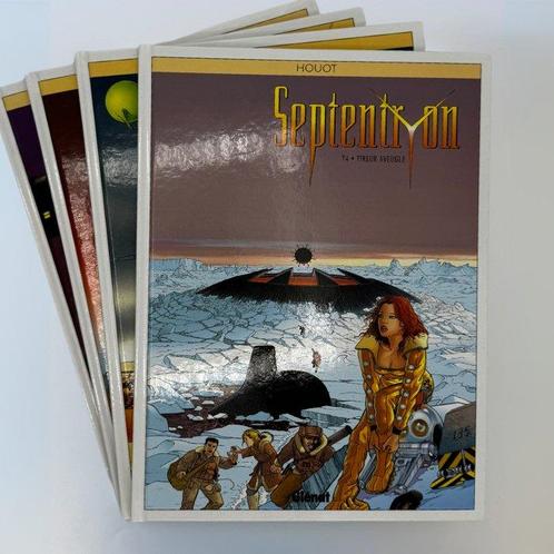 Septentryon T1 à T4 + 4x dédicace - Série complète - 4x C -, Boeken, Stripboeken