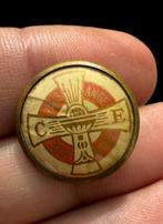 Gotische en esoterische Victoriaanse speld van brons,