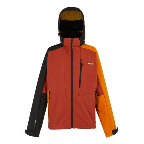 -70% Regatta  Regatta Heren hewitts x colour block soft shel, Kleding | Heren, Jassen | Zomer, Rood, Nieuw, Verzenden