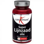 3x Lucovitaal Super Lijnzaad Olie 1000 mg Omega 3-6-9 60 cap, Sport en Fitness, Nieuw, Verzenden