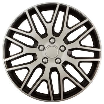 Wieldoppen 16 inch - Dakar Zilver/Zwart - wieldoppenset beschikbaar voor biedingen