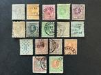 Suriname 1873/1889 - Koning Willem III - NVPH 1 t/m 15, Gestempeld