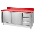 HCB Werkkast - snijtafel - schuifdeuren - lades - 160 cm -, Zakelijke goederen, Horeca | Keukenapparatuur, Verzenden, Nieuw in verpakking