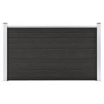 vidaXL Schutting 180x105 cm HKC grijs, Tuin en Terras, Schuttingen, Verzenden, Nieuw, Kunststof, 1 tot 2 meter