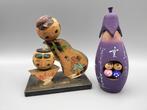 Creatieve Japanse kokeshi-poppen - Hout - Japan - Shwa