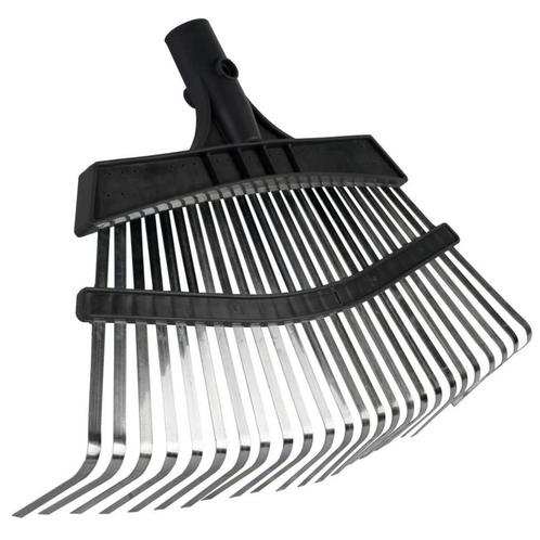 Talen Tools Gazonhark - Kunststof met Metalen Tanden - 25..., Tuin en Terras, Hand-tuingereedschap, Nieuw, Ophalen of Verzenden