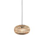 Oosterse hanglamp bamboe 32 cm - Amira, Huis en Inrichting, Lampen | Hanglampen, Nieuw, Overige stijlen