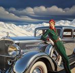 Le Yack - Silver Peak & Emerald Velvet - Hand signed, Antiek en Kunst